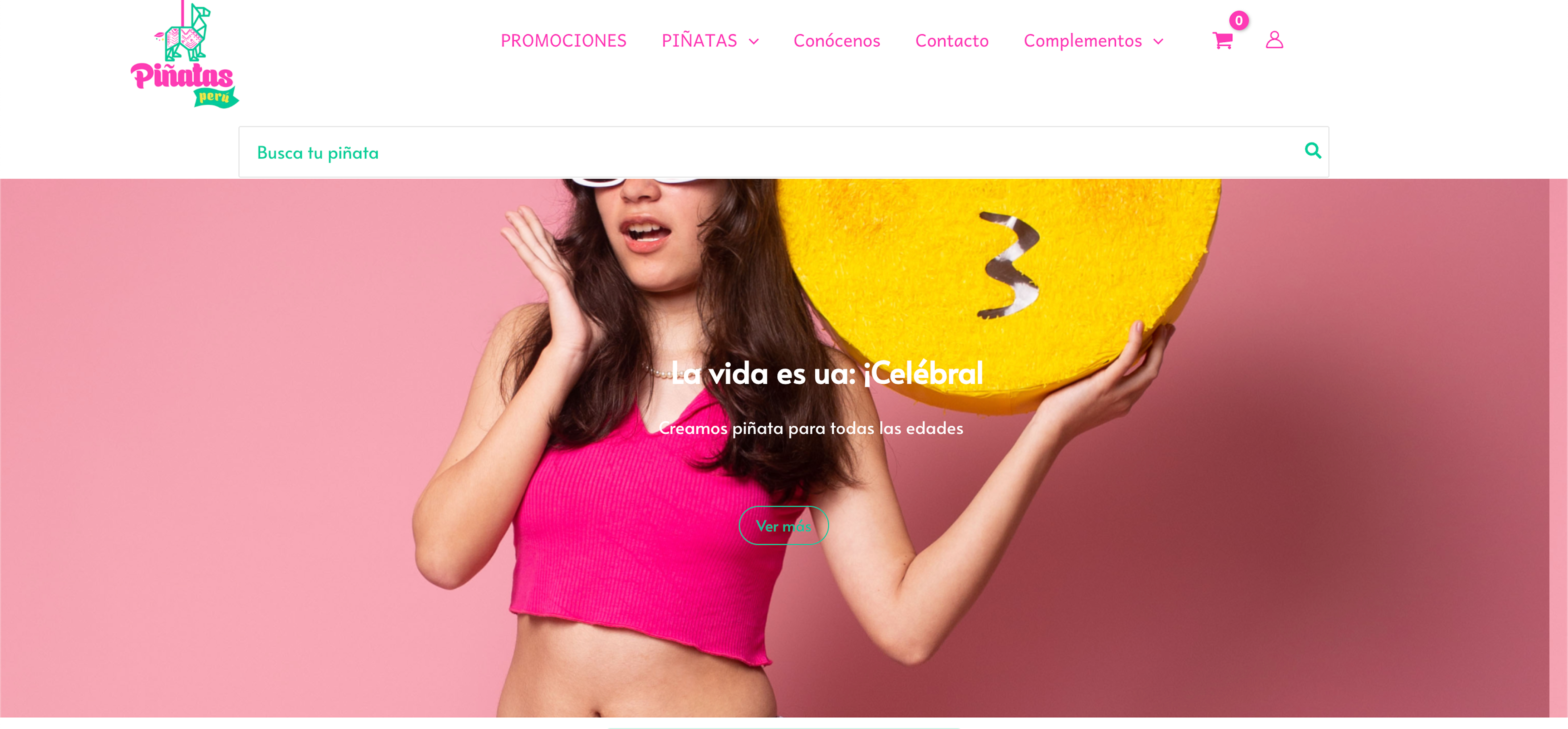 Piñatas Perú — Antes del rediseño — 7